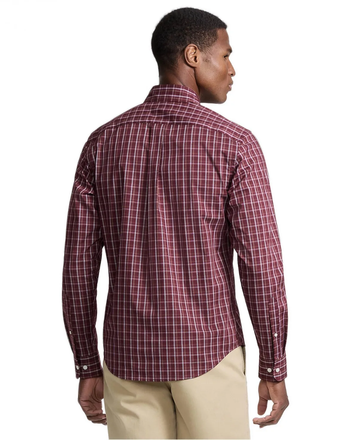 Long Sleeve Tailored Fit Travel Kit Shirt by Lands' End