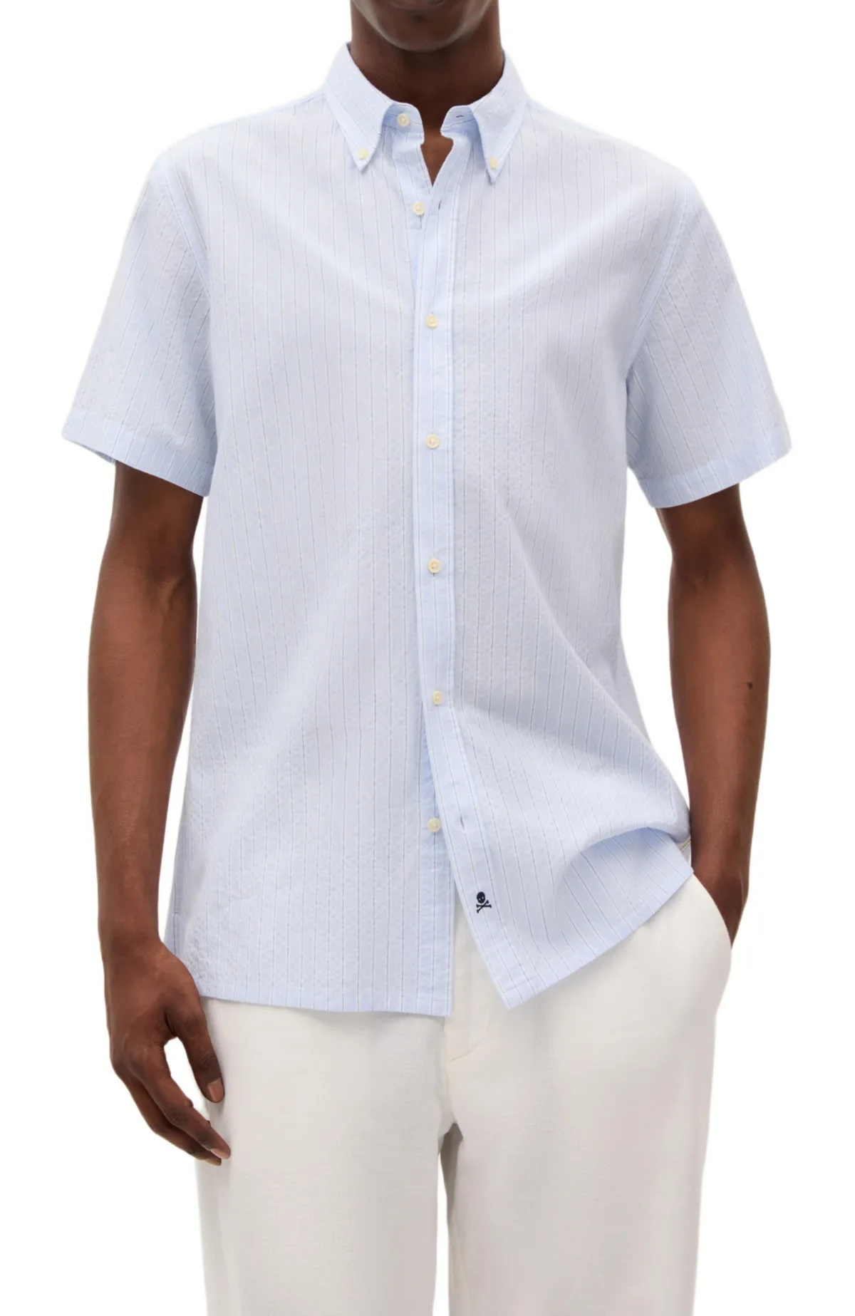 Seersucker Resort Bd Shirt by Scalpers