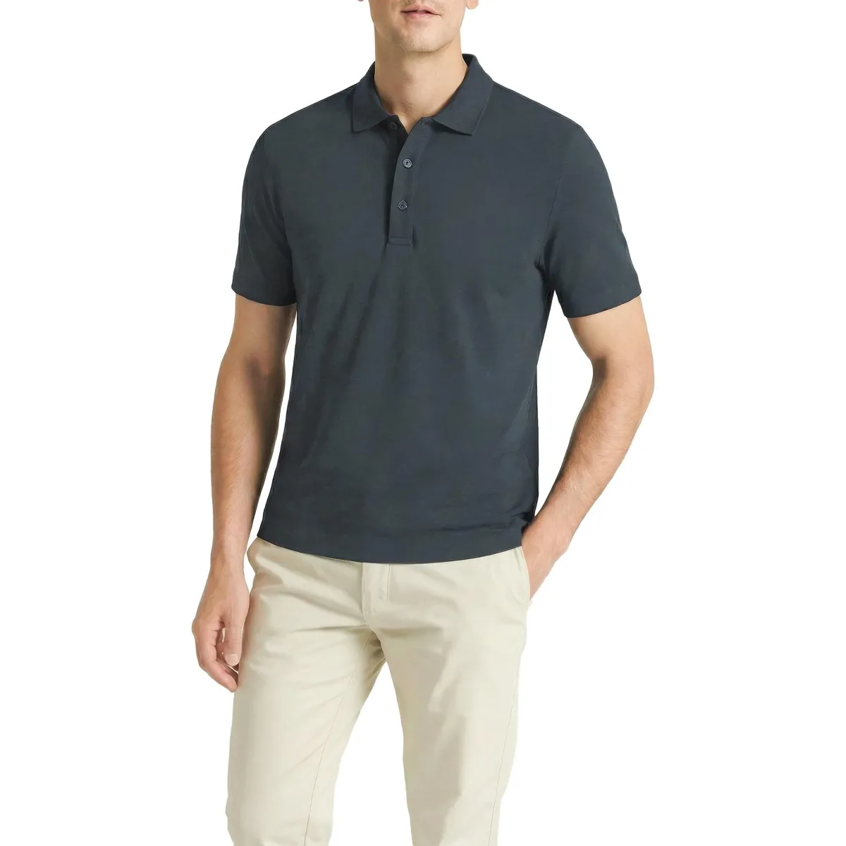 Office-Leisure Collection Seamless Polo Shirt Slim Fit