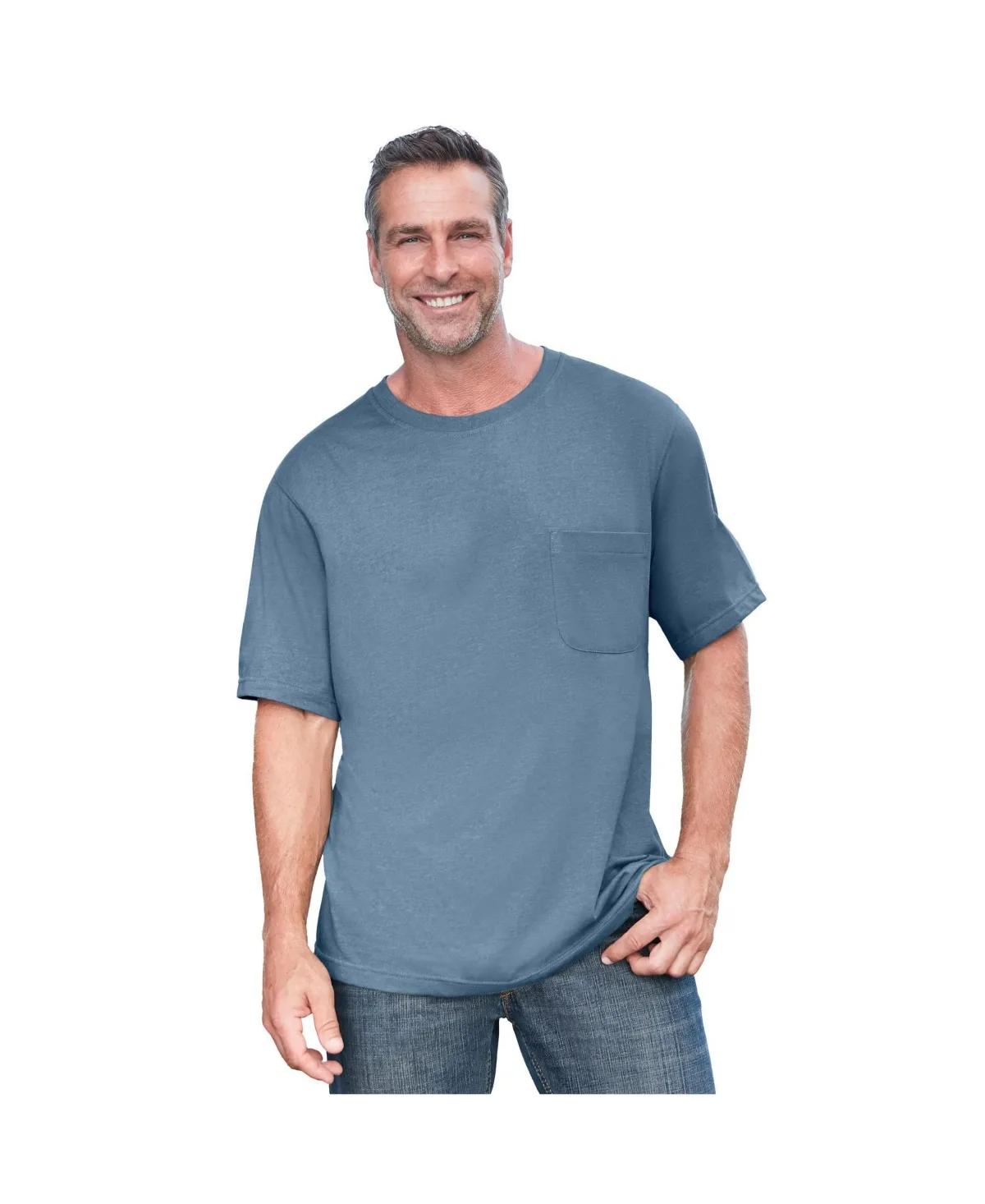 By KingSize Heavyweight Pocket Crewneck T-Shirt by Boulder Creek
