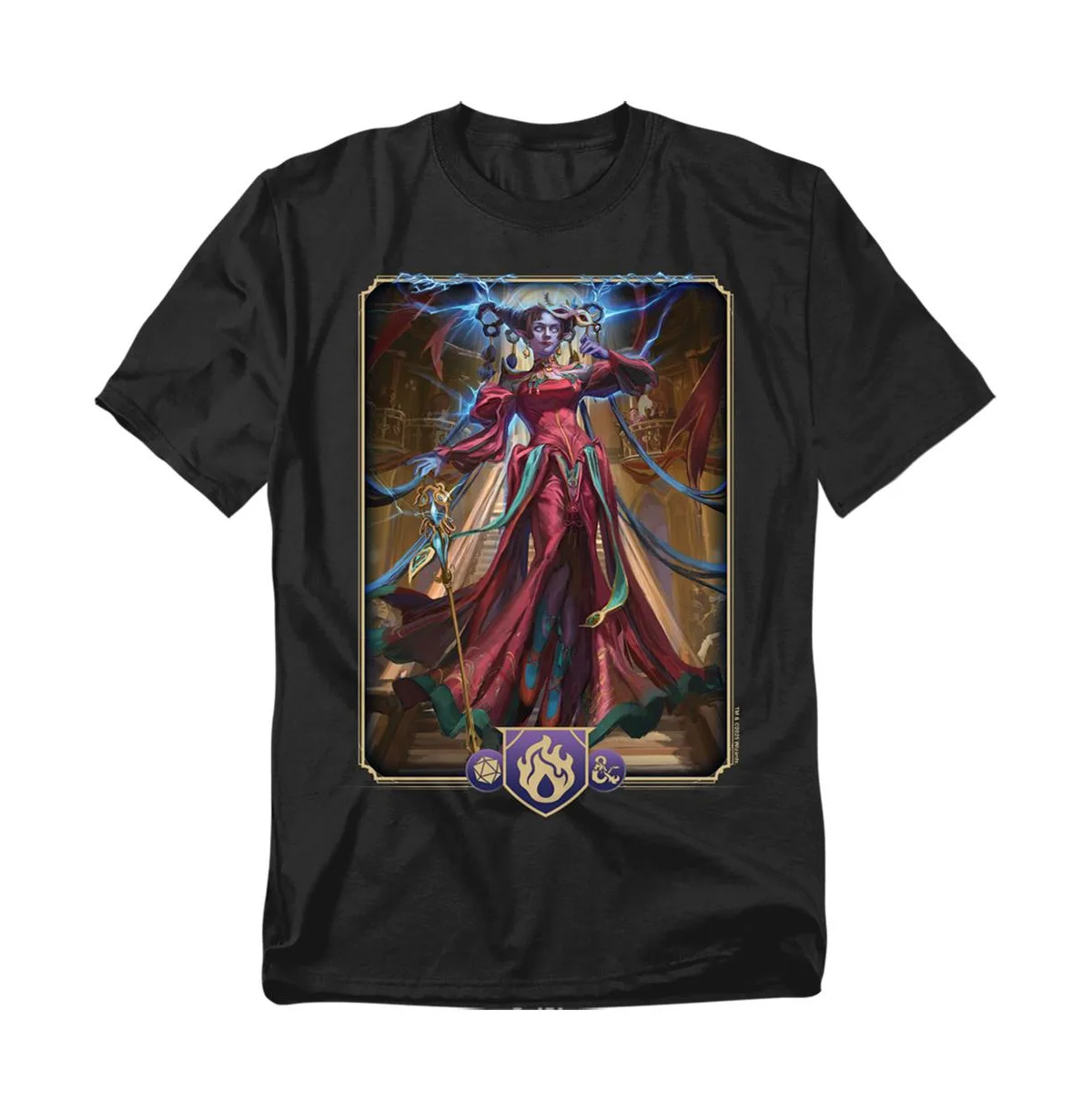 Logovision Dungeons and Sorcerer Key Art T-Shirt by D&d