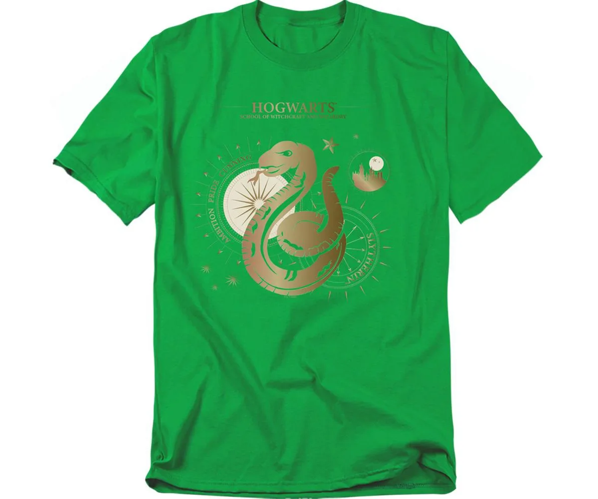 Ambition, Pride, Cunning, Slytherin T-Shirt by Harry Potter