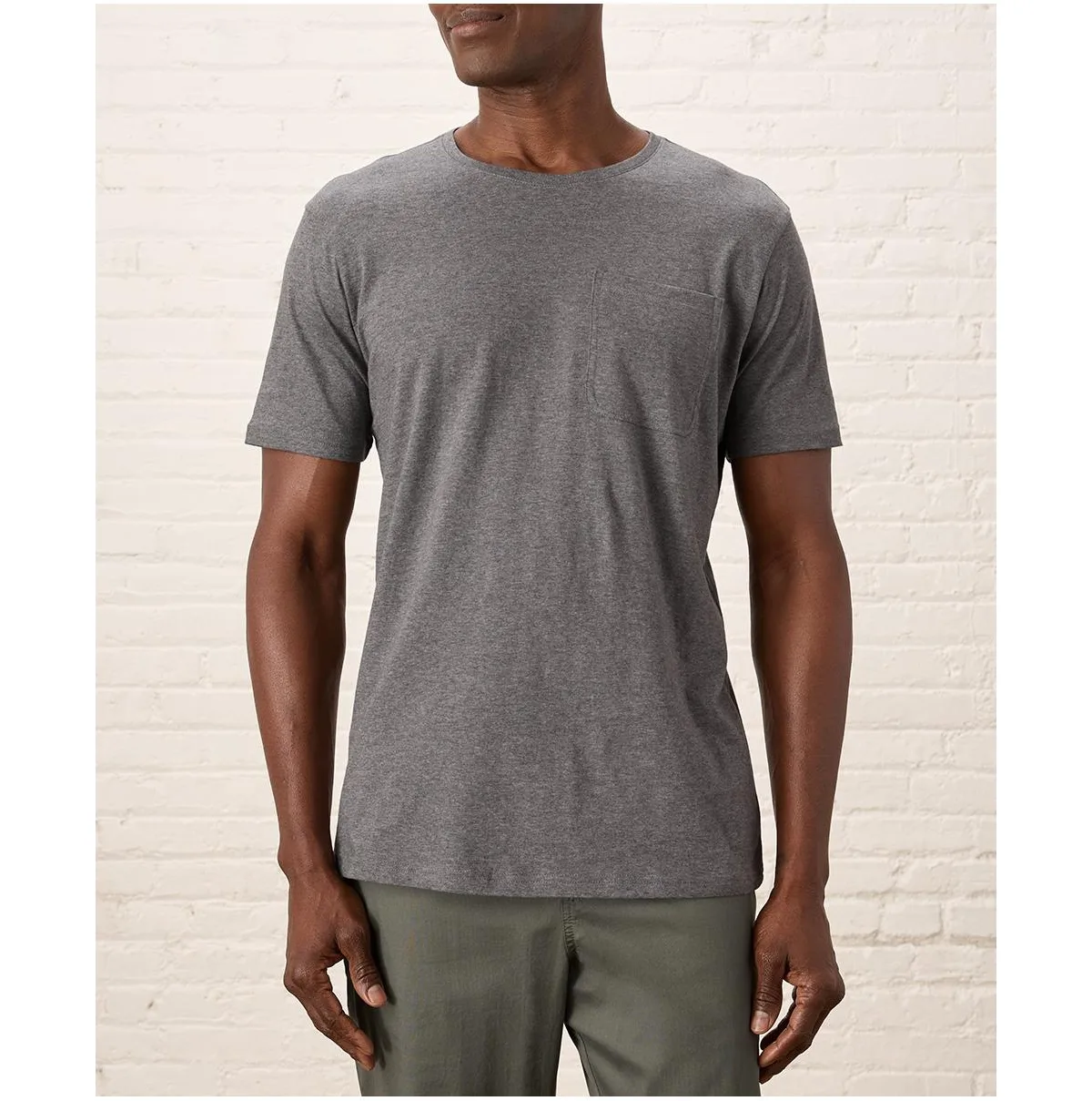 Organic Cotton Softspun Pocket Crew Tee by Pact