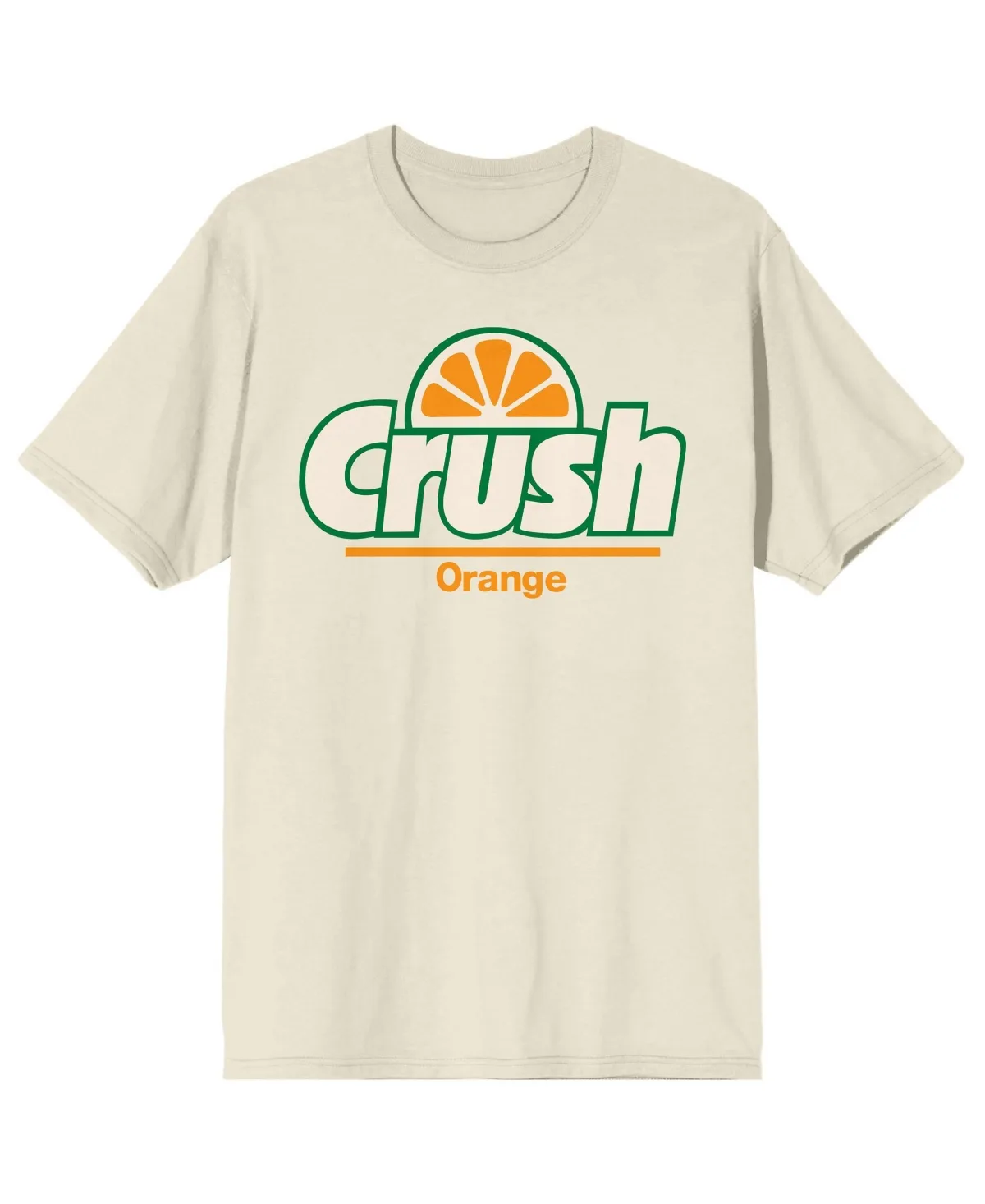 Classic Logo Natural Short Sleeve Tee by Orange Crush