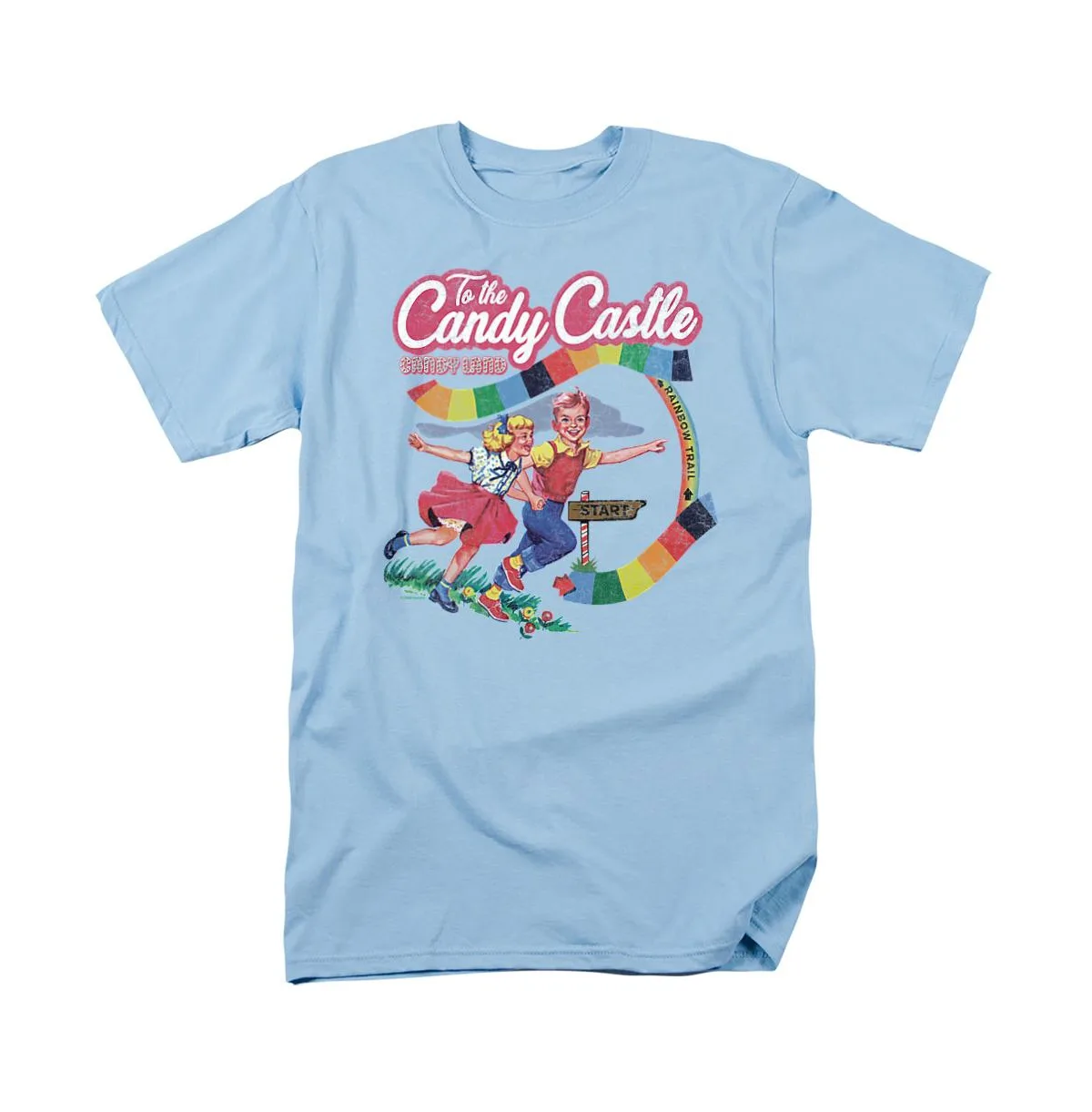 Candy Land to the Candy Castle T-Shirt by Logovision