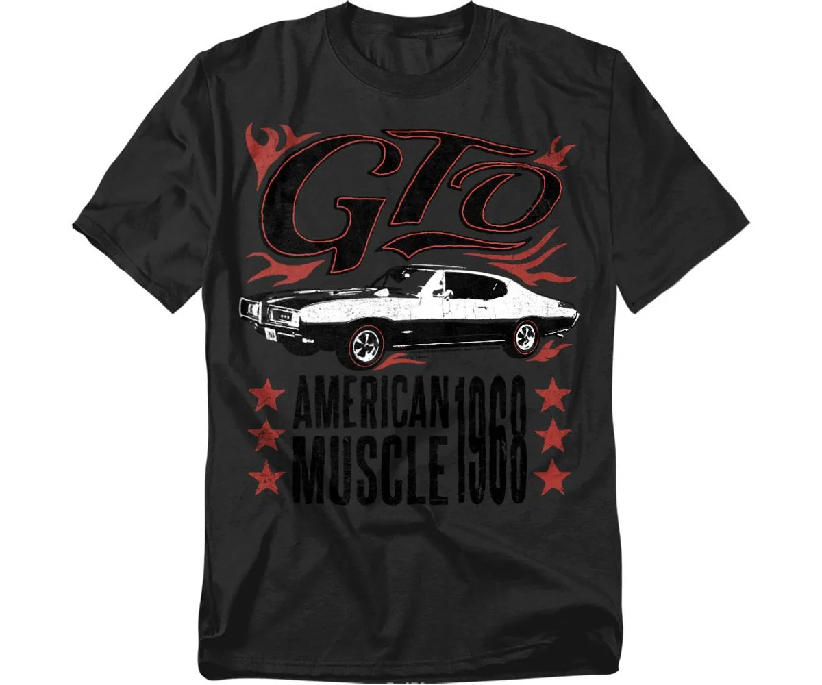 Pontiac Gto Flames T-Shirt by Logovision
