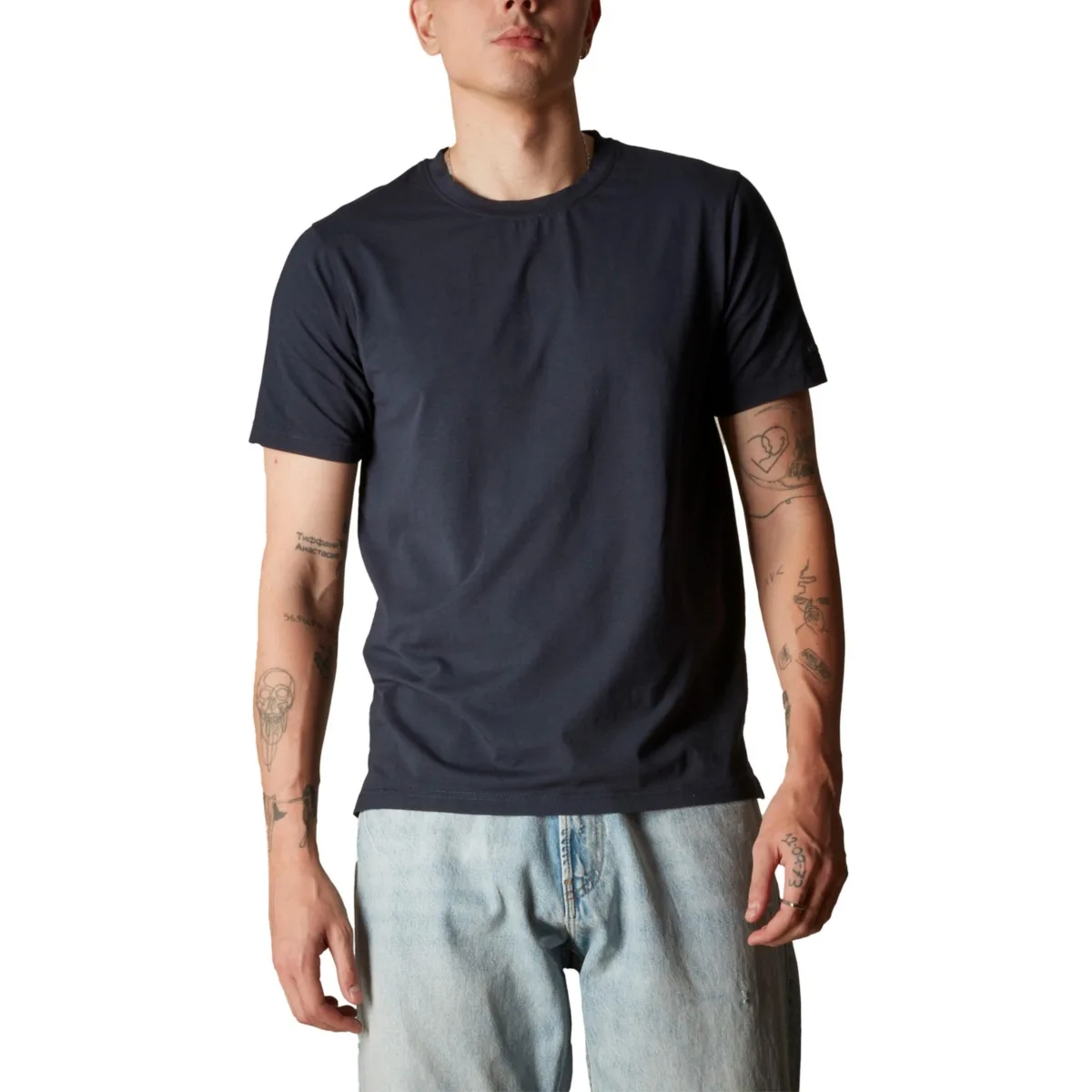 Cotton Crew Neck T-Shirt by Members Only