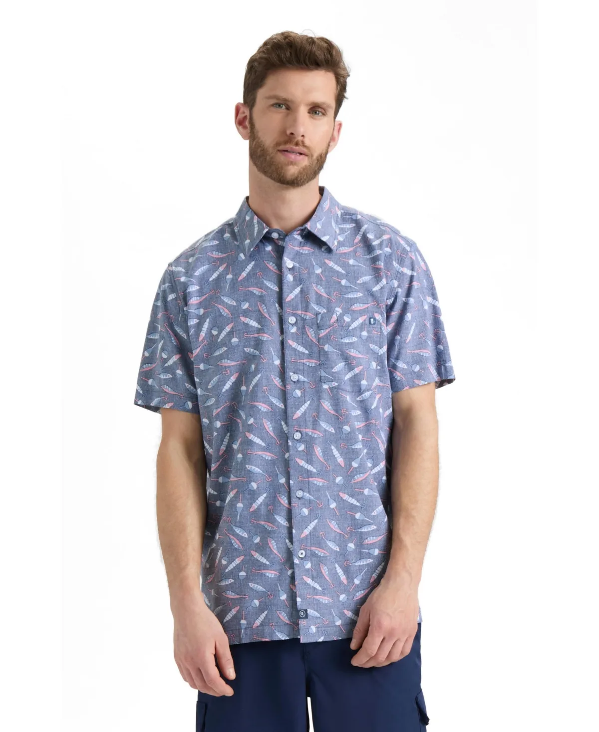 Tempting Tackle Woven Short Sleeve Shirt by Salt Life