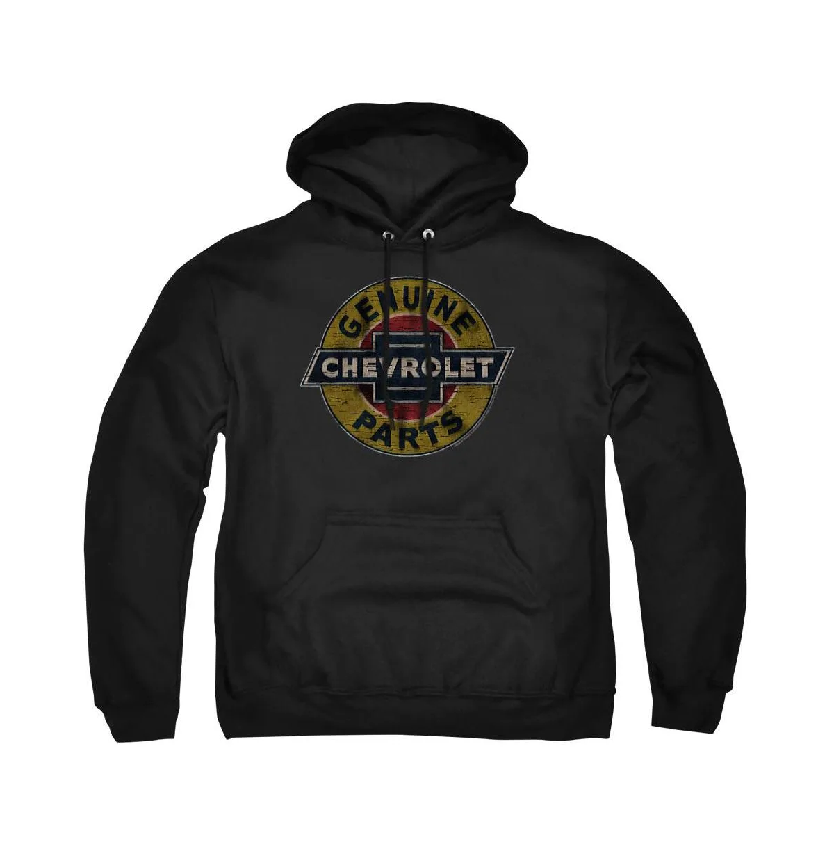 Genuine Chevy Parts Distressed Sign Pull-Over Hoodie by Corvette