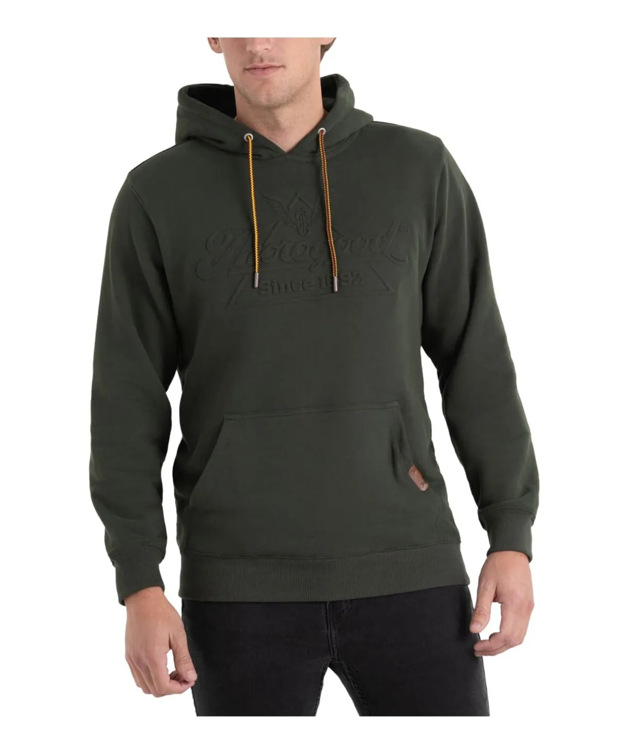 Heavyweight Embossed Logo Pullover Hoodie by Thorogood