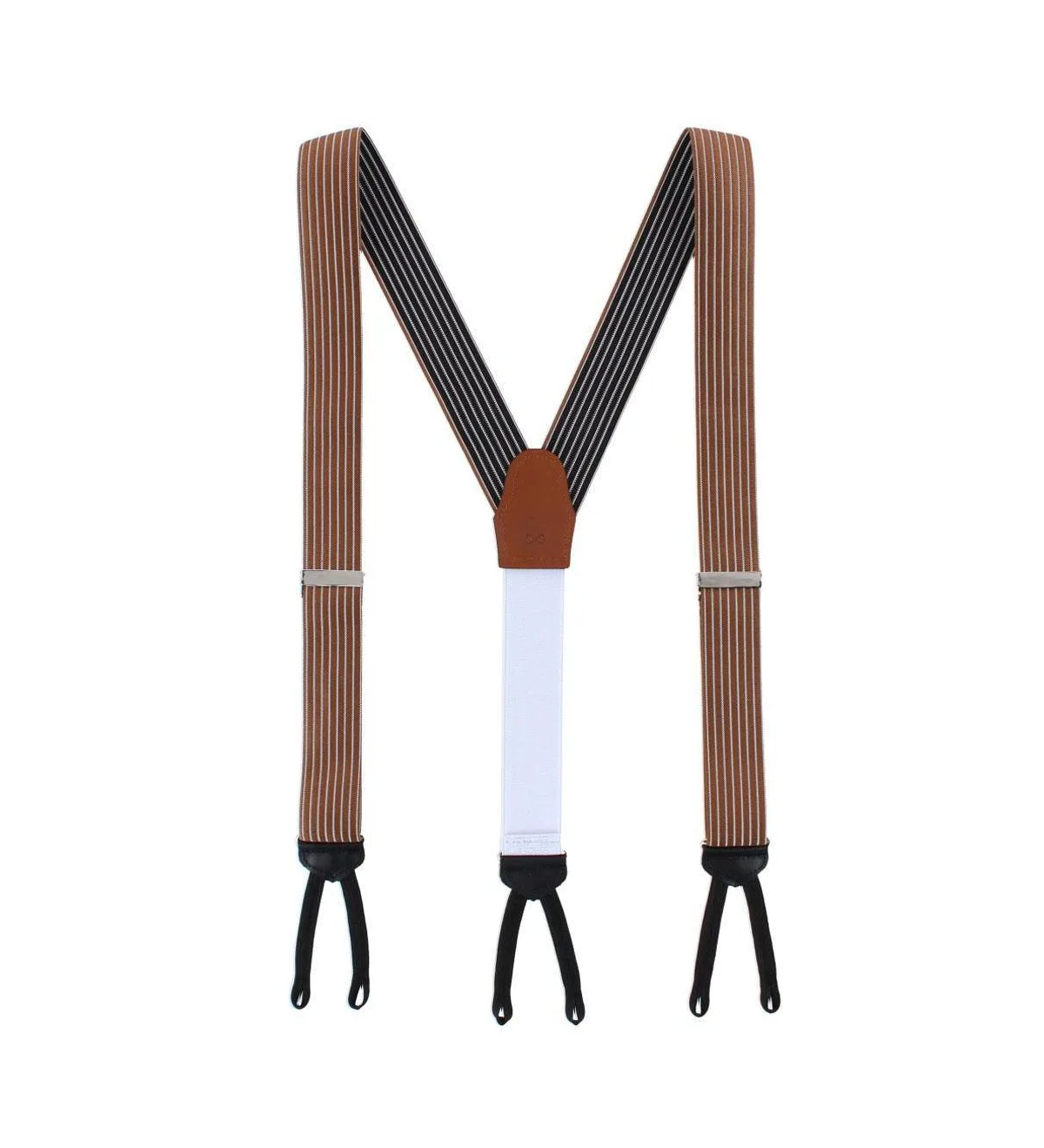 Voltaire Chalk Stripe Formal End Suspenders by Trafalgar