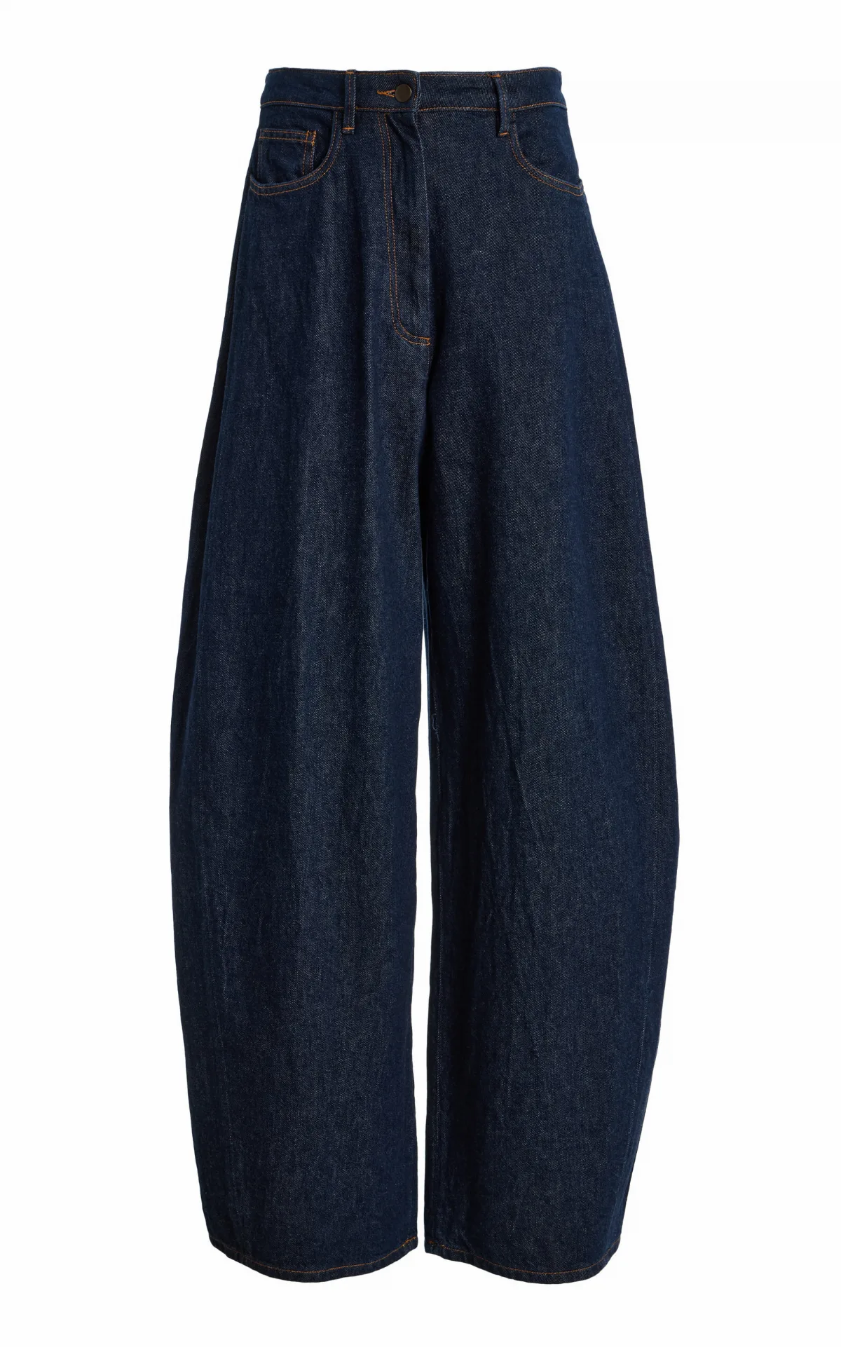 Evie Rigid High-Rise Wide-Leg Jeans by The Latest