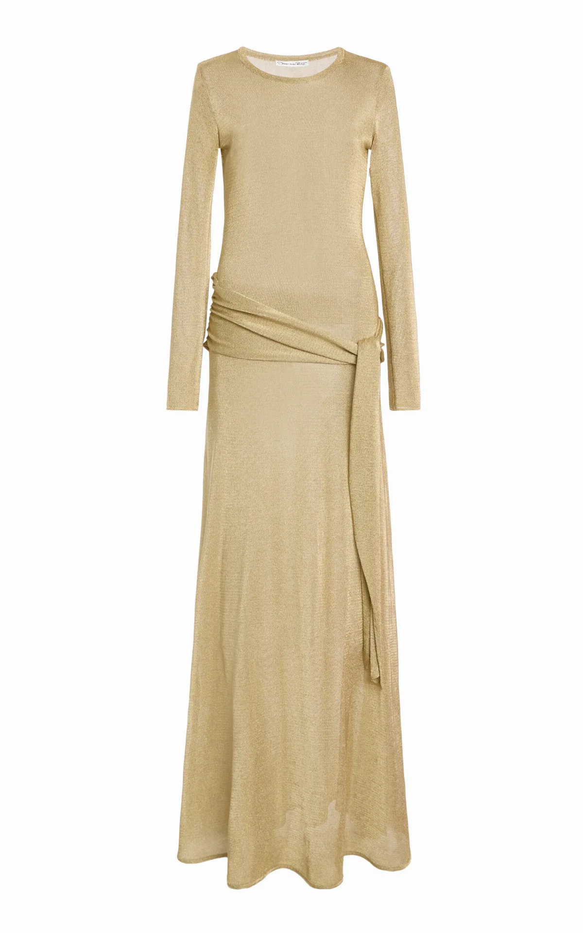 Metallic Knit Gown by Oscar de la Renta