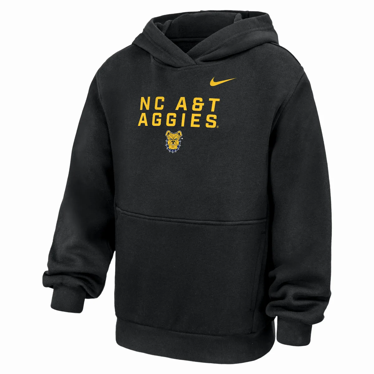 College (north Carolina A&T University) Club Fleece Pullover Hoodie by Nike