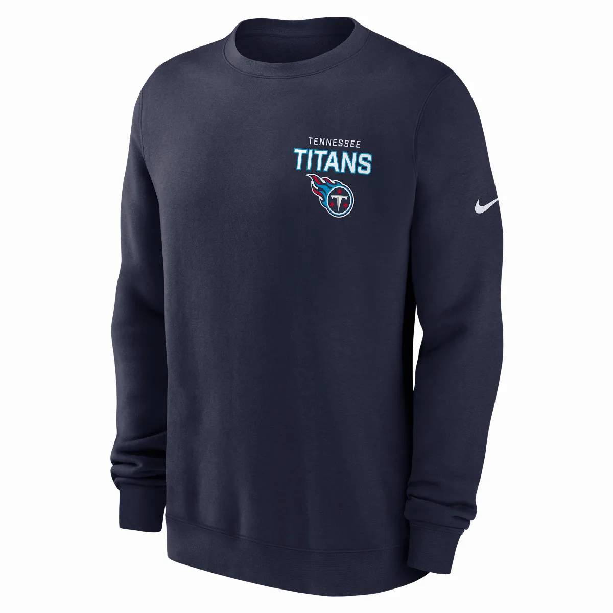 Tennessee Titans Draw Block Club NFL Pullover Crew by Nike