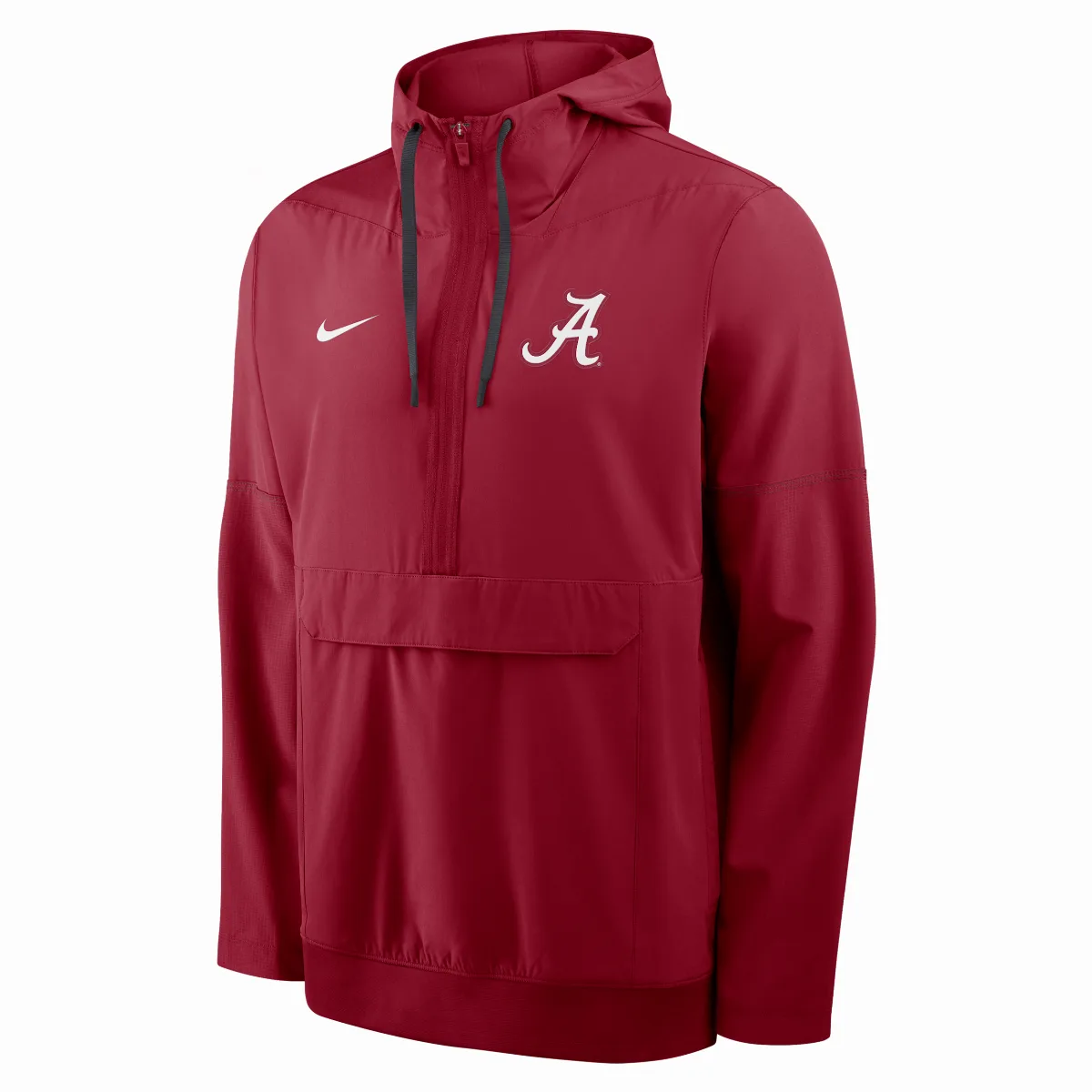 Alabama Sideline Anorak College 1/2-Zip Hooded Jacket by Nike