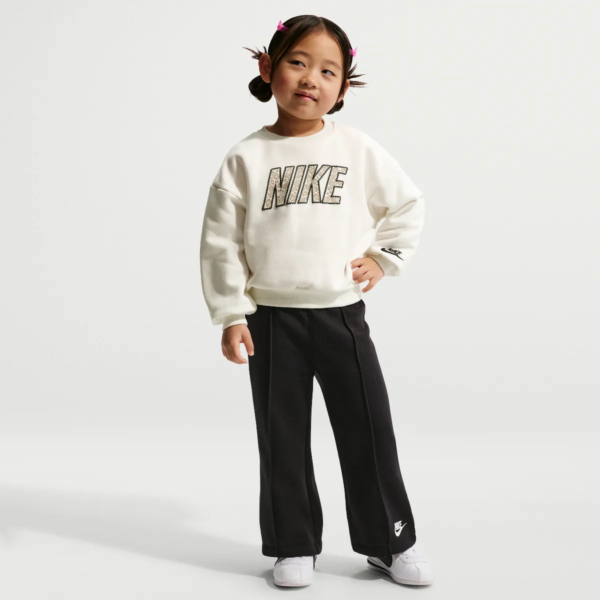 Retro Remix Toddler 2-Piece Wide Leg Pants Set by Nike