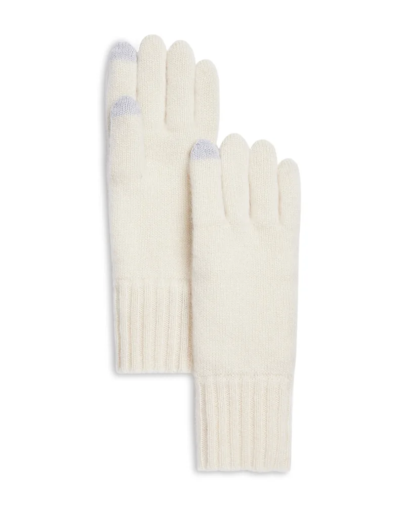 Cashmere Rib Tech Gloves by C By Bloomingdales Cashmere