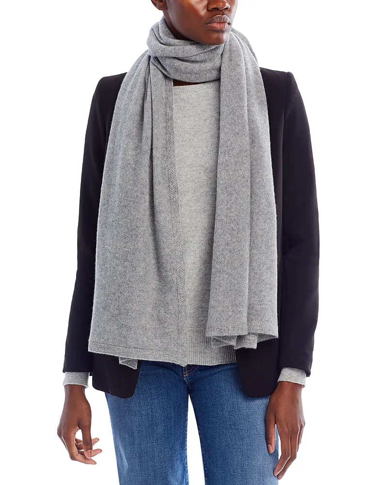 Cashmere Oversized Knit Scarf by C By Bloomingdales Cashmere