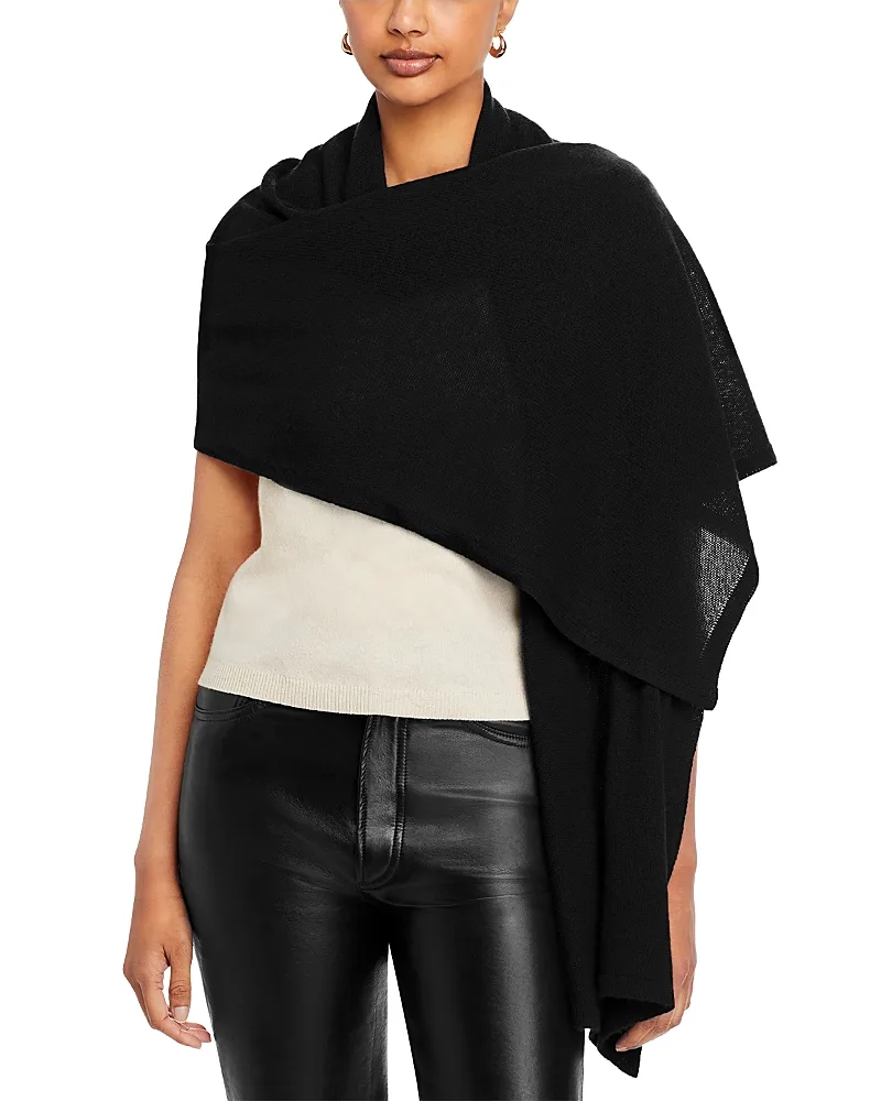 Cashmere Oversized Knit Scarf by C By Bloomingdales Cashmere
