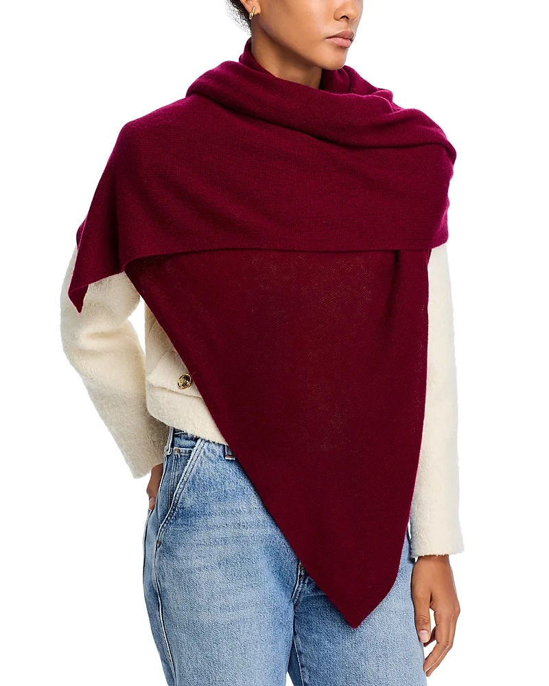 Cashmere Oversized Knit Scarf by C By Bloomingdales Cashmere