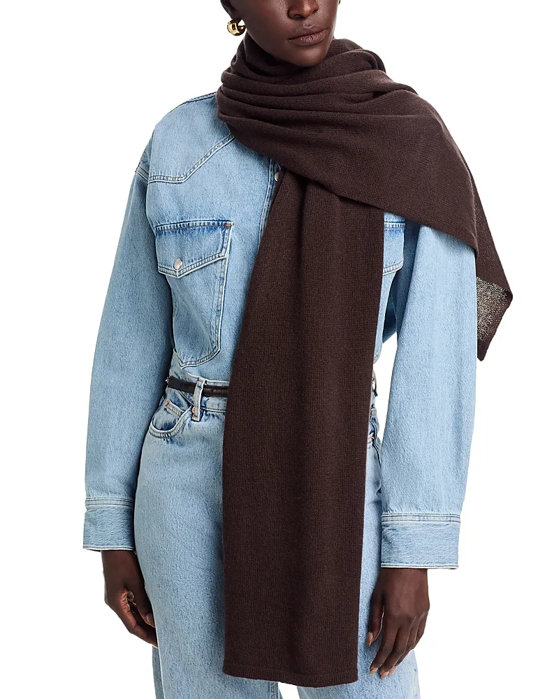 Cashmere Oversized Knit Scarf