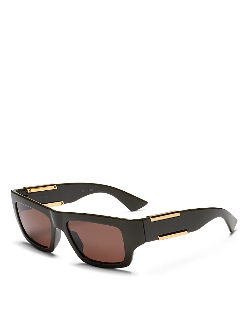 Rectangle Sunglasses, 53mm by Bottega Veneta