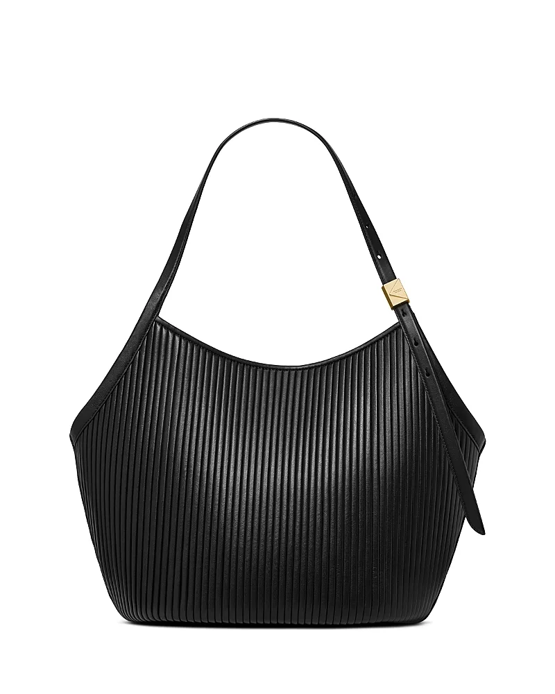 Deco Pleated Tulip Leather Tote by kate spade