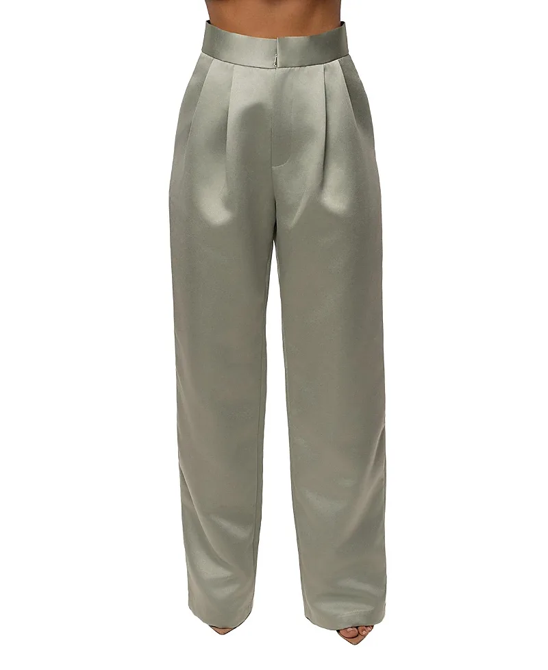 City Nights Satin Trouser by Jluxlabel