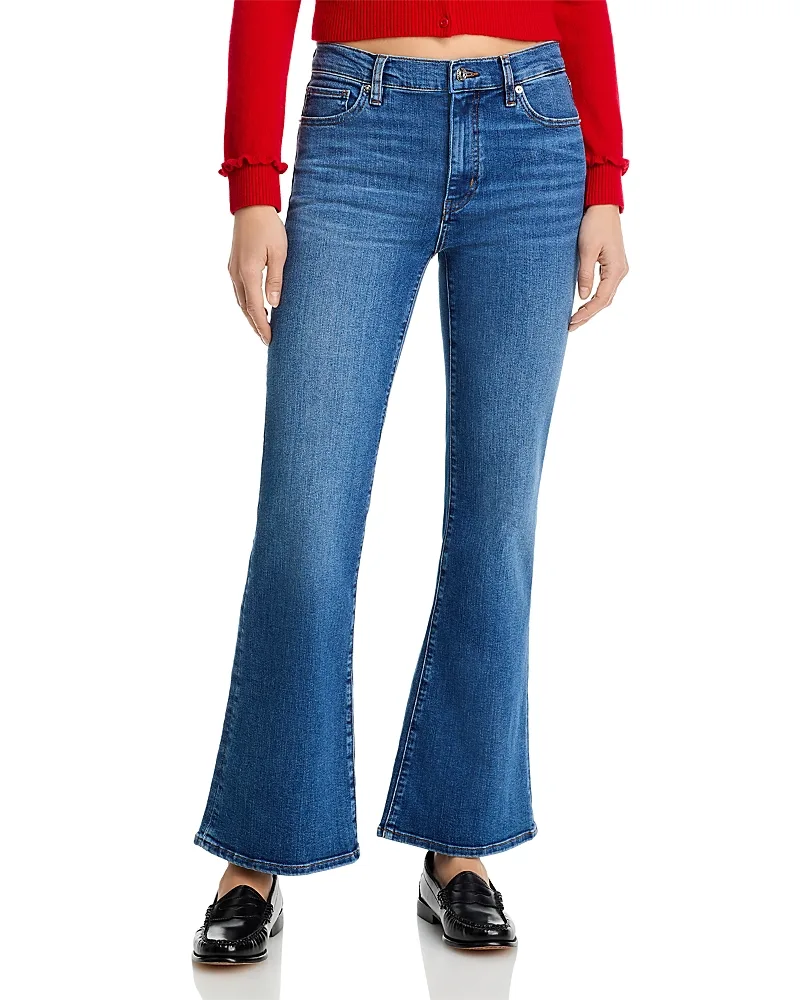 The Icon High Rise Flare Jeans by FRAME
