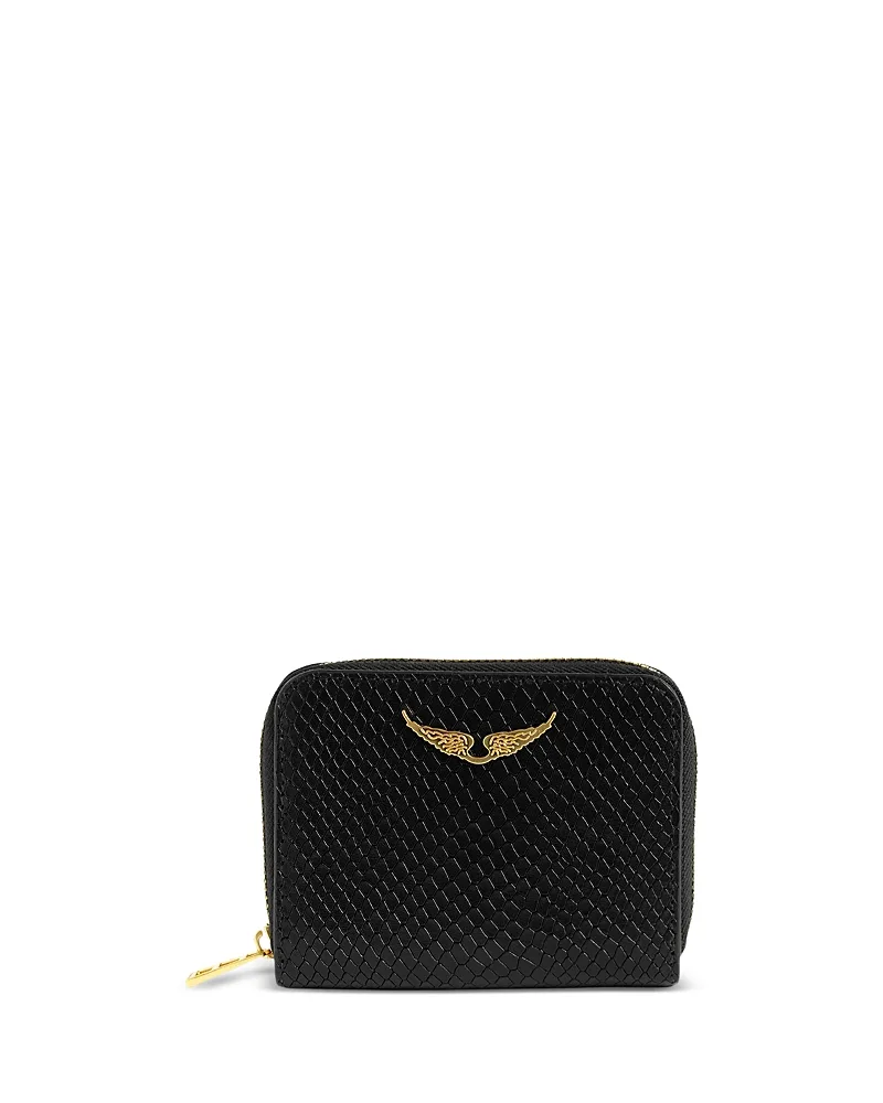 Zv Mini Wild Embossed Leather Zip Pouch by Zadig & Voltaire