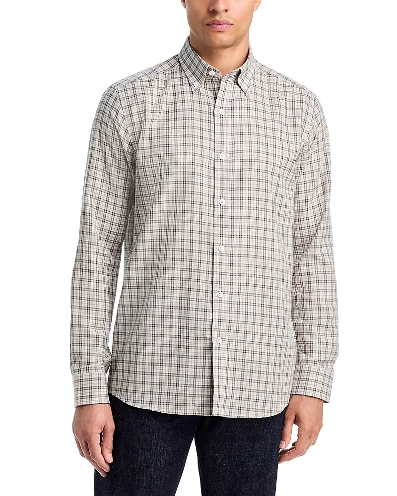 Windowpane Cotton Classic Fit Shirt by The Mens Store At Bloomingdales