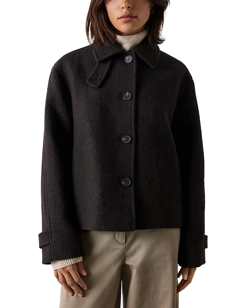 Wool Blend Short Coat by Whistles