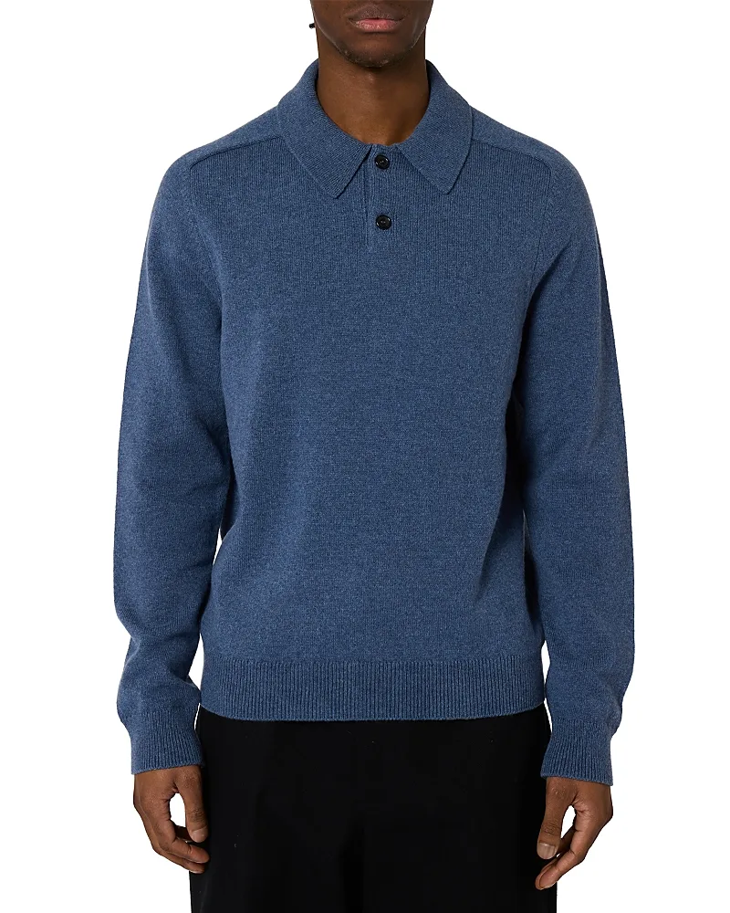 Ps Paul Smith Wool Knit Polo Sweater by Paul Smith