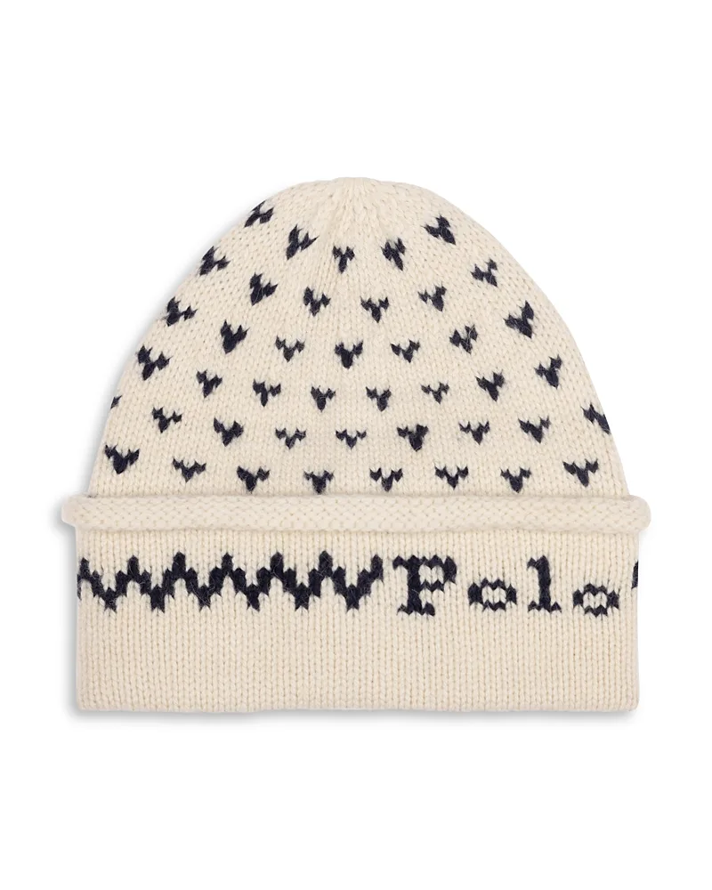 Winter Birdseye Foldover Cuff Wool & Alpaca Beanie by Polo Ralph Lauren