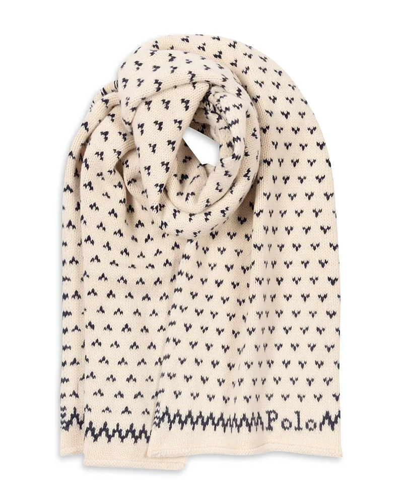 Birdseye Merino Wool & Alpaca Oversized Scarf