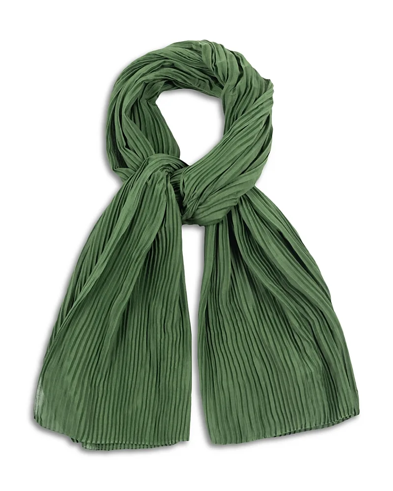 Micro Pleat Cotton & Silk Scarf by Polo Ralph Lauren