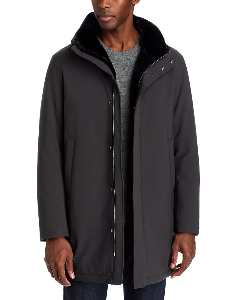 Faux Fur Lined Parka by Herno