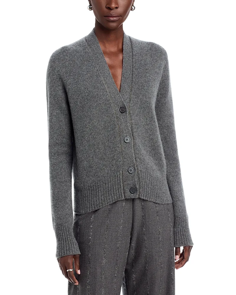 Cashmere V Neck Gauze Cardigan by Fabiana Filippi