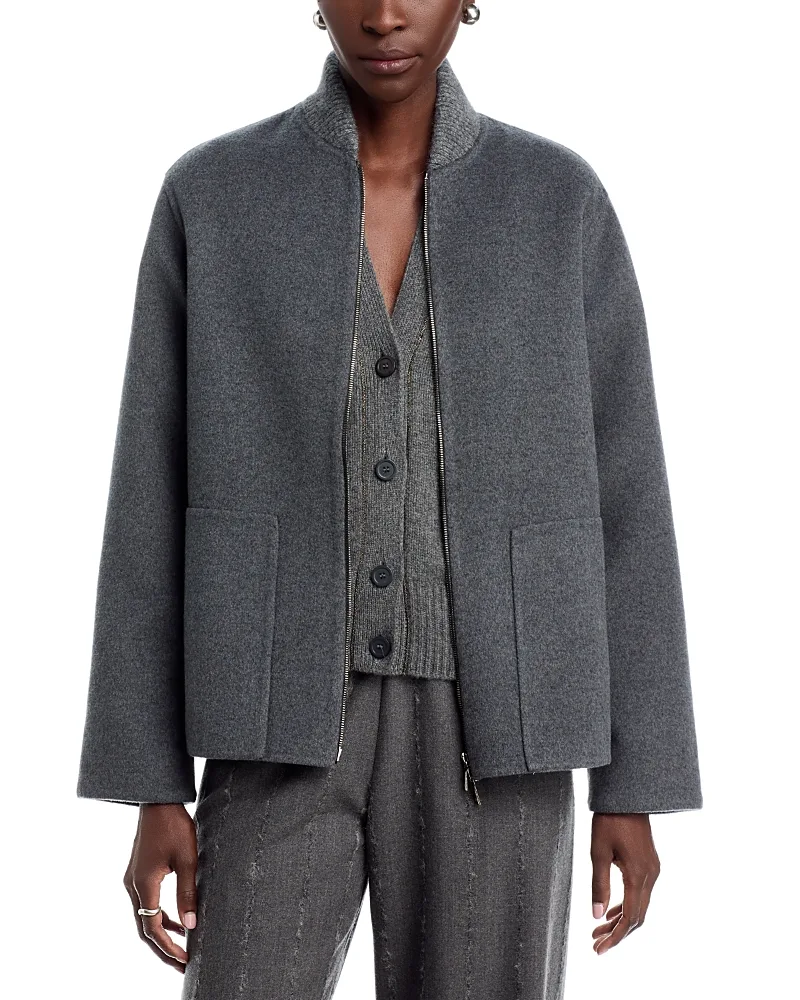 Wool & Cashmere Double Caban by Fabiana Filippi