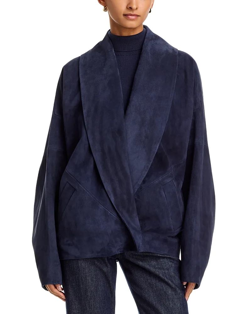 Leather Wrap Jacket by Co