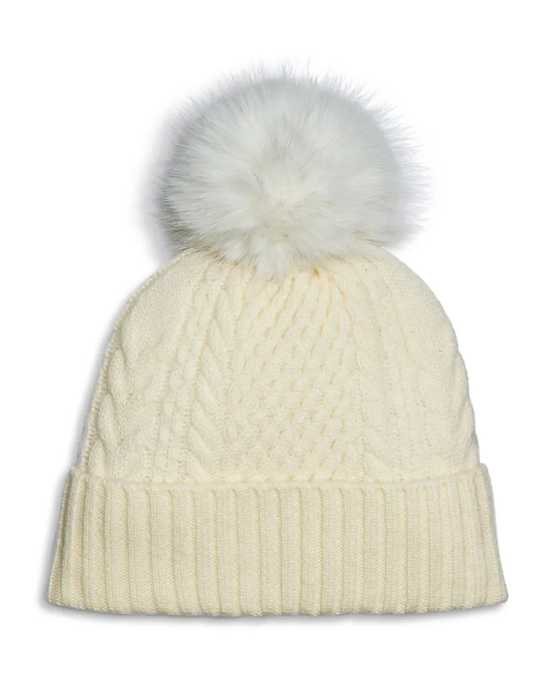 Cable Knit Cashmere Hat by Amicale