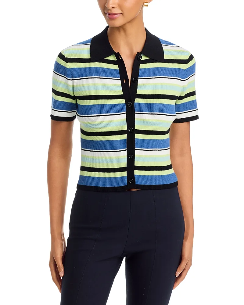 Shae Button Front Polo Shirt by Toccin
