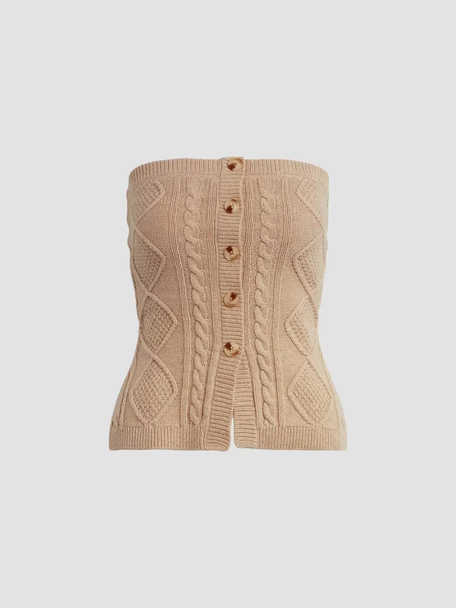 Layla Argyle-Knit Top by Favorite Daughter