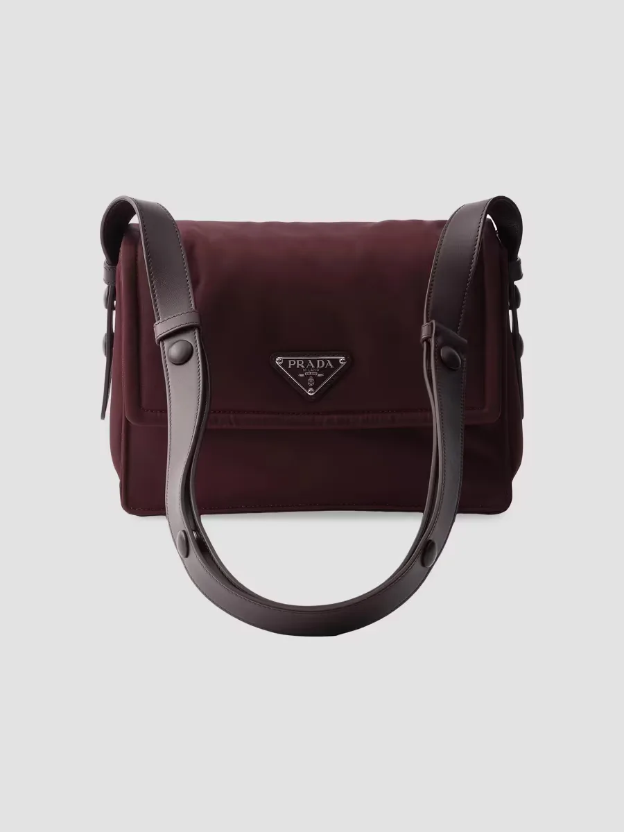 Small Padded Re-Nylon Shoulder Bag by Prada