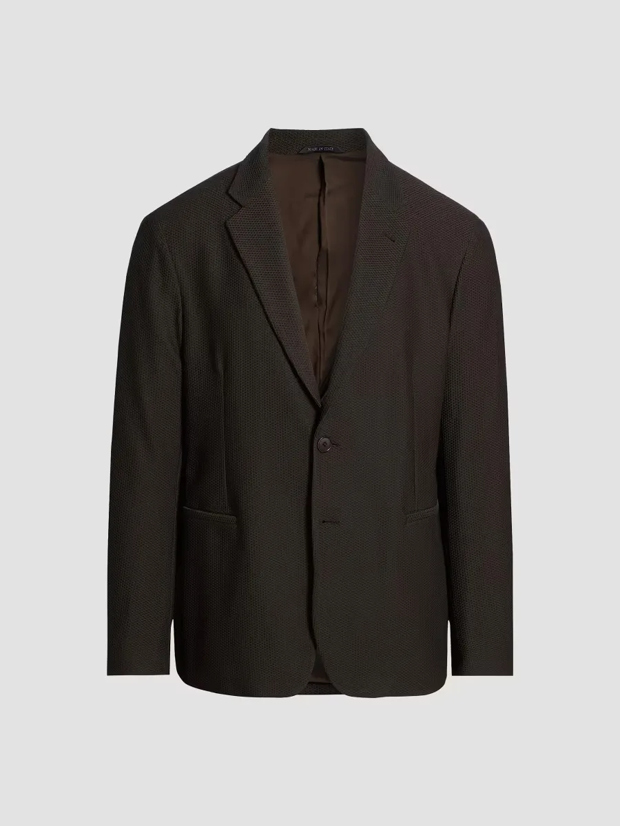 Rice Stitch Sport Jacket by Armani