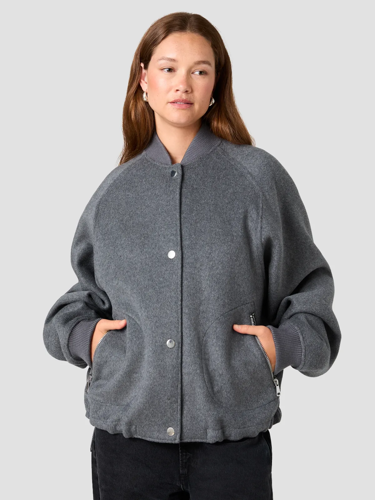 Wembley Oversized Varsity Jacket by French Connection