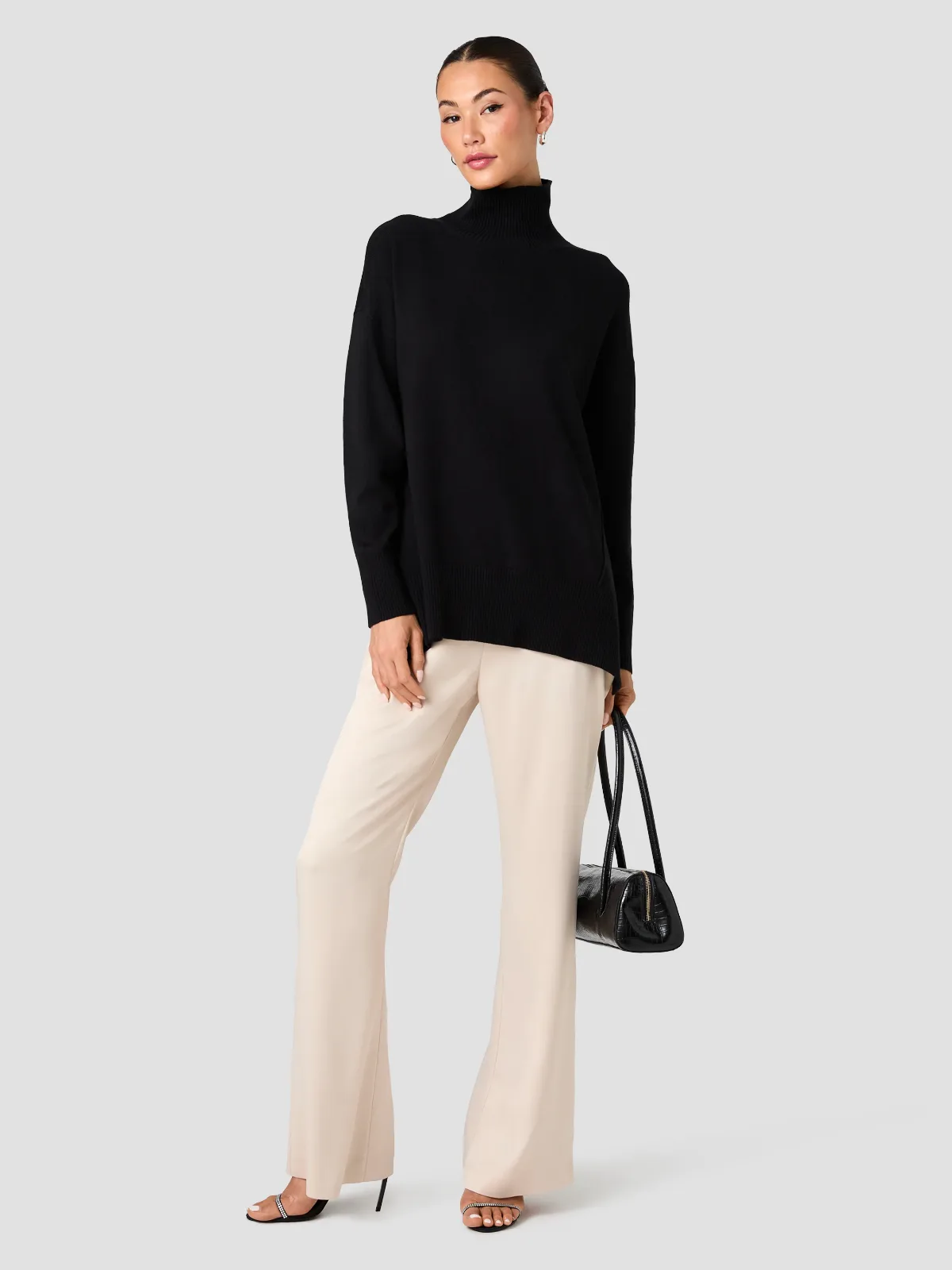 Babysoft High Neck Sweater by French Connection