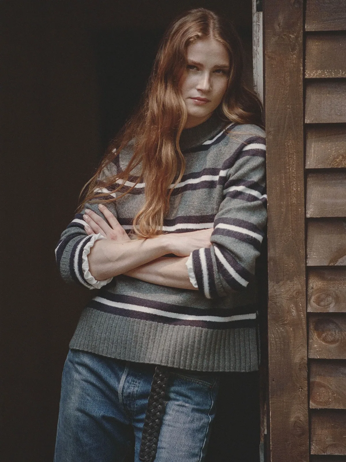 Suzie Pullover Sweater with Slit by French Connection