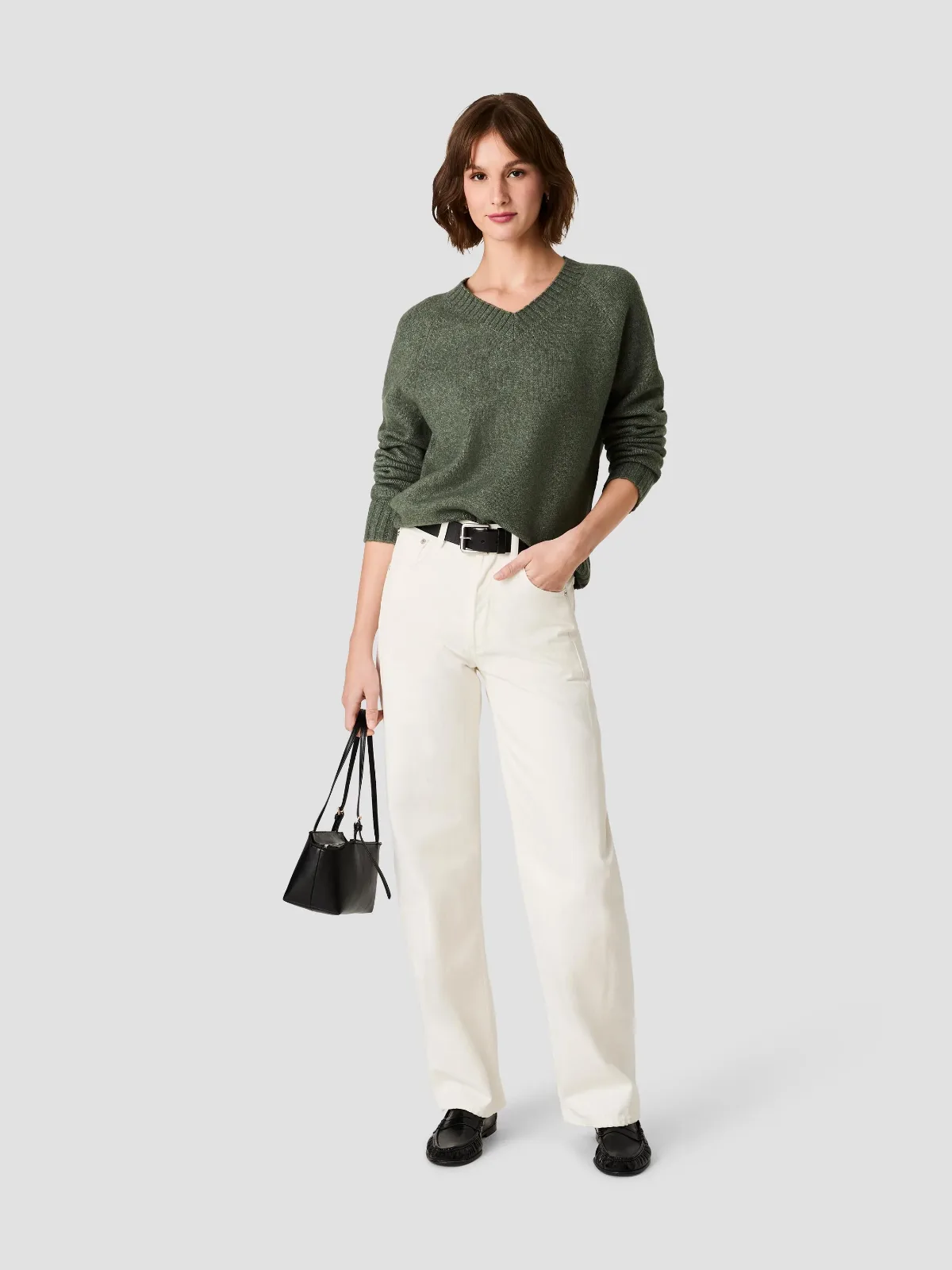 Suzie V-Neck Sweater by French Connection